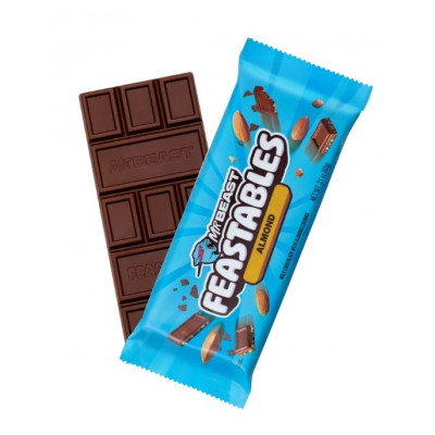 Шок. Плита Mr.Beast Almond (Молочный Шоколад С Миндалем) 60гр Шок. Плита Mr.Beast Almond (Молочный Шоколад С Миндалем) 60гр