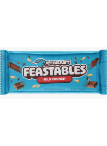 Шок. Плита Mr.Beast (Feastables) Milk Crunch Puffed Rice (Молочный Шоколад С Воздушным Рисом) 60гр