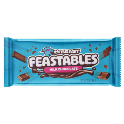 Шок. Плита Mr.Beast Milk Chocolate (Молочный Шоколад ) 60гр