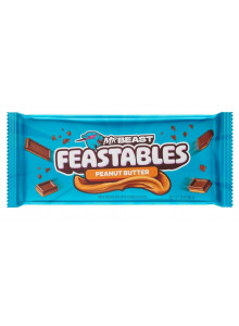 Шок. Плита Mr.Beast (Feastables) Peanut Butter (Молочный Шоколад С Арахисовой Пастой) 60гр