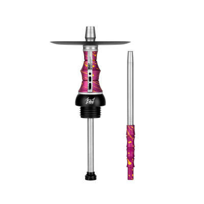 Alpha Hookah Beat Splash Dopey Black Glass