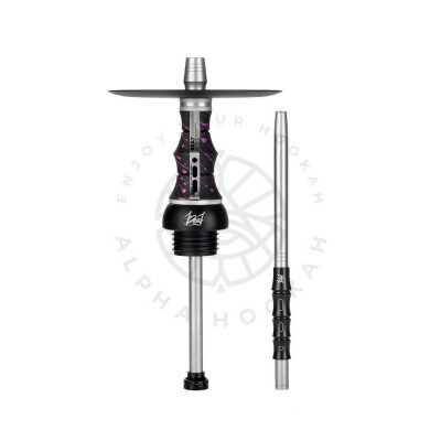 Alpha Hookah Beat Splash Grumpy White Glass