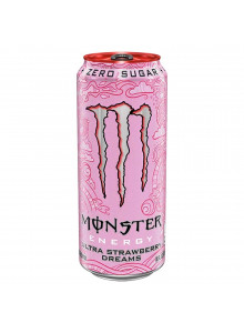 Энергетический Напиток Monster Ultra Strawberry Dreams (Без Сахара) 500мл Энергетический Напиток Monster Ultra Strawberry Dreams (Без Сахара) 500мл