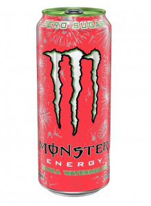 Энергетический Напиток Monster Ultra Watermelon (Без Сахара) 500мл Энергетический Напиток Monster Ultra Watermelon (Без Сахара) 500мл