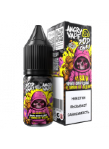 Жидкость Angry Vape X Podonki Чёрная Смородина Лимон Лёд 10мл Жидкость Angry Vape X Podonki Чёрная Смородина Лимон Лёд 10мл