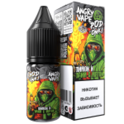 Жидкость Angry Vape X Podonki Лимон Лайм Мята 10мл Жидкость Angry Vape X Podonki Лимон Лайм Мята 10мл