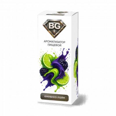 Ароматизатор BG (Bryzgi) Ежевика Лайм Лёд 14мл Ароматизатор BG (Bryzgi) Ежевика Лайм Лёд 14мл