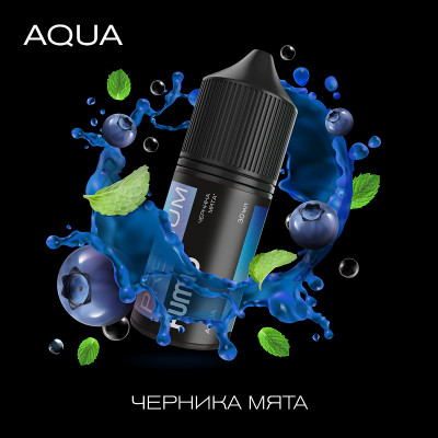 Жидкость Fummo AQUA Черника Мята 30мл 20мг Жидкость Fummo AQUA Черника Мята 30мл 20мг