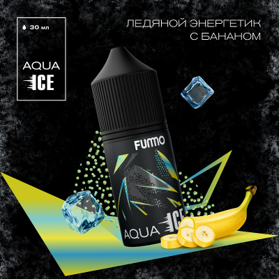 Жидкость Fummo AQUA ICE Ледяной Энергетик Банан 30мл 20мг Жидкость Fummo AQUA ICE Ледяной Энергетик Банан 30мл 20мг