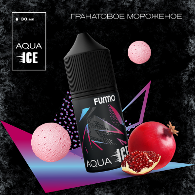 Жидкость Fummo AQUA ICE Гранатовое Мороженое 30мл 20мг Жидкость Fummo AQUA ICE Гранатовое Мороженое 30мл 20мг