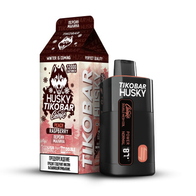 Электронная Сигарета Tikobar Husky Сибирь 12000 Персик Малина Электронная Сигарета Tikobar Husky Сибирь 12000 Персик Малина