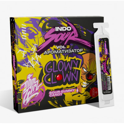 Ароматизатор IndoSour Glowy Clown (Мармеладные Мишки Ягоды) 13мл Ароматизатор IndoSour Glowy Clown (Мармеладные Мишки Ягоды) 13мл