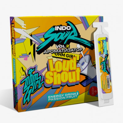 Ароматизатор IndoSour Loud Shout (Энергетик Маракуйя) 13мл Ароматизатор IndoSour Loud Shout (Энергетик Маракуйя) 13мл