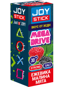 Жидкость JoyStick MegaDrive Ежевика Малина Мята 30мл Strong Жидкость JoyStick MegaDrive Ежевика Малина Мята 30мл Strong