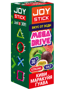 Жидкость JoyStick MegaDrive Киви Маракуйя Гуава 30мл Strong Жидкость JoyStick MegaDrive Киви Маракуйя Гуава 30мл Strong