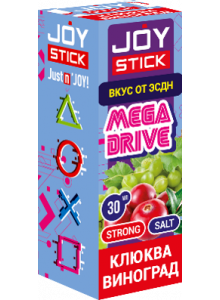 Жидкость JoyStick MegaDrive Клюква Виноград 30мл Strong Жидкость JoyStick MegaDrive Клюква Виноград 30мл Strong