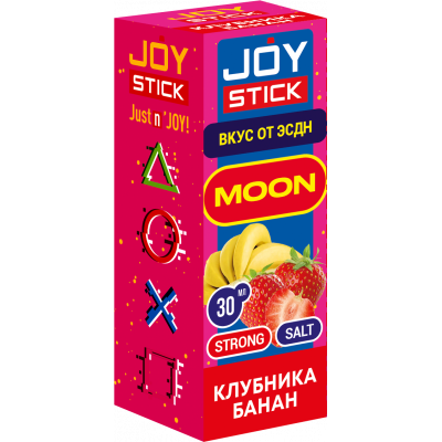 Жидкость JoyStick Moon Клубника Банан 30мл Strong Жидкость JoyStick Moon Клубника Банан 30мл Strong