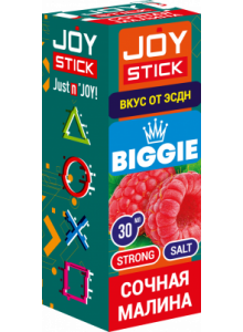 Жидкость JoyStick Biggie Сочная Малина 30мл Strong Жидкость JoyStick Biggie Сочная Малина 30мл Strong