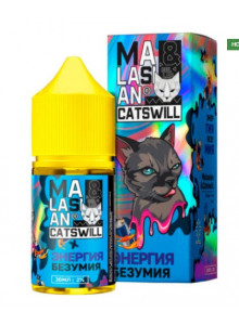 Жидкость Malasian X Catswill Energy Red Bull (Энергия Безумия) 30мл 20мг Hard