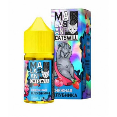 Жидкость Malasian X Catswill Strawberry Ice Cream (Снежная Клубника) 30мл 20мг Hard Жидкость Malasian X Catswill Strawberry Ice Cream (Снежная Клубника) 30мл 20мг Hard