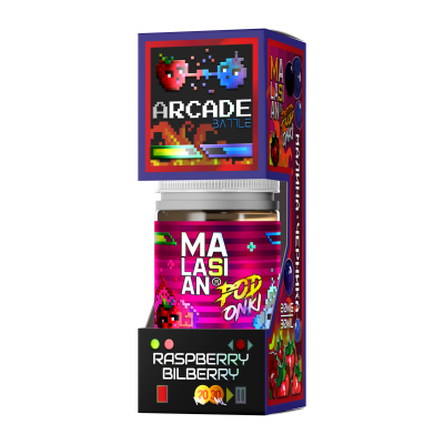 Жидкость Podonki X Malasian Arcade Малина Черника 30мл 20мг Жидкость Podonki X Malasian Arcade Малина Черника 30мл 20мг