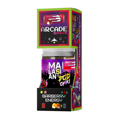 Жидкость Podonki X Malasian Arcade Барбарисовый Энергетик 30мл 20мг Жидкость Podonki X Malasian Arcade Барбарисовый Энергетик 30мл 20мг