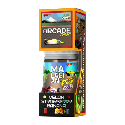 Жидкость Podonki X Malasian Arcade Дыня Клубника Банан 30мл 20мг Жидкость Podonki X Malasian Arcade Дыня Клубника Банан 30мл 20мг