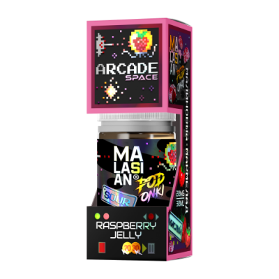 Жидкость Podonki X Malasian Arcade Мармелад Малина 30мл 20мг Жидкость Podonki X Malasian Arcade Мармелад Малина 30мл 20мг