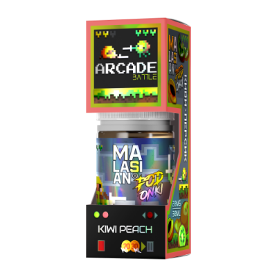 Жидкость Podonki X Malasian Arcade Киви Персик 30мл 20мг Жидкость Podonki X Malasian Arcade Киви Персик 30мл 20мг