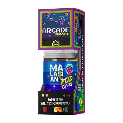 Жидкость Podonki X Malasian Arcade Виноград Ежевика 30мл 20мг Жидкость Podonki X Malasian Arcade Виноград Ежевика 30мл 20мг