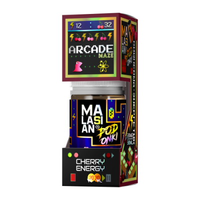 Жидкость Podonki X Malasian Arcade Вишневый Энергетик 30мл 20мг Жидкость Podonki X Malasian Arcade Вишневый Энергетик 30мл 20мг