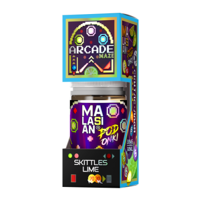 Жидкость Podonki X Malasian Arcade Скитлс Лайм 30мл 20мг Жидкость Podonki X Malasian Arcade Скитлс Лайм 30мл 20мг