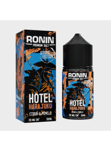 Жидкость RONIN PREMIUM Hotel Harajuku (Цитрусовый Микс и Сок Помело) 30мл 20мг S Жидкость RONIN PREMIUM Hotel Harajuku (Цитрусовый Микс и Сок Помело) 30мл 20мг S