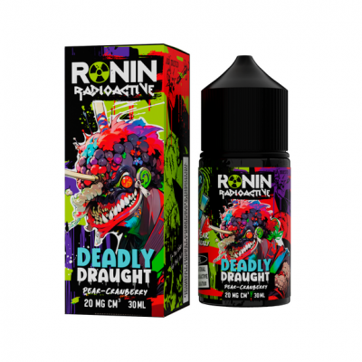 Жидкость Ronin Radioactive Deadly Draught (Груша Брусника) 30мл 20мг Жидкость Ronin Radioactive Deadly Draught (Груша Брусника) 30мл 20мг