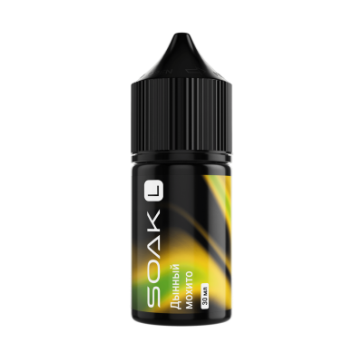 Жидкость Soak L New Melon Mojito (Дынный Мохито) Salt 20мг 30мл Жидкость Soak L New Melon Mojito (Дынный Мохито) Salt 20мг 30мл