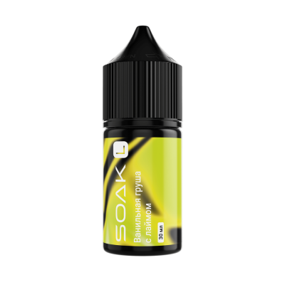 Жидкость Soak L New Vanilla Pear (Ванильная Груша) Salt 20мг 30мл