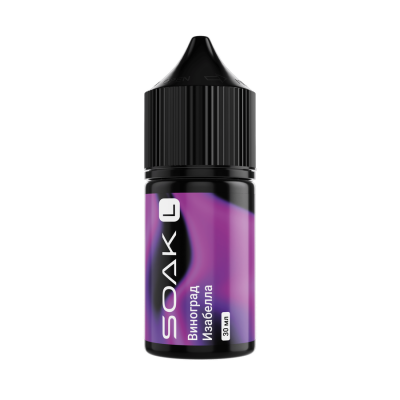Жидкость Soak LX-LS Isabella Grapes Salt 20мг 30мл Жидкость Soak LX-LS Isabella Grapes Salt 20мг 30мл