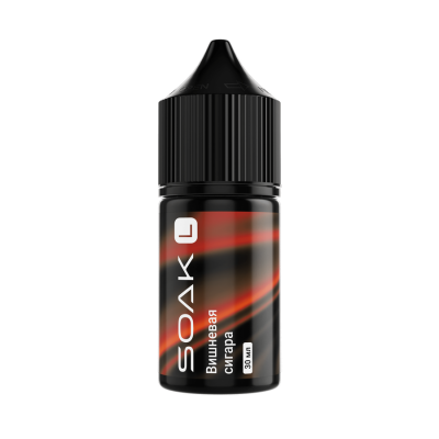 Жидкость Soak L New Cherry Cigar (Вишнёвая Сигара) Salt 20мг 30мл