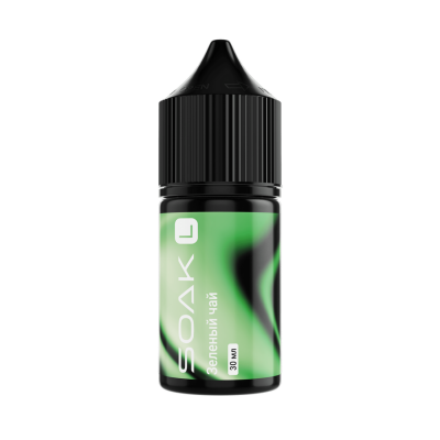 Жидкость Soak LX-LS Green Tea Salt 20мг 30мл Жидкость Soak LX-LS Green Tea Salt 20мг 30мл