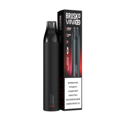 Электронная Сигарета Brusko VINI X2 2800 Клубника Электронная Сигарета Brusko VINI X2 2800 Клубника