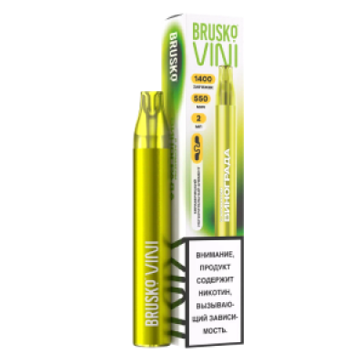 Электронная Сигарета Brusko VINI 1400 Виноград Электронная Сигарета Brusko VINI 1400 Виноград