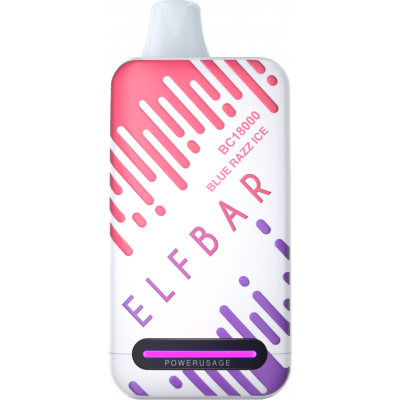 Электронная Сигарета ELF BAR BC18000 Голубика Малина Лёд Электронная Сигарета ELF BAR BC18000 Голубика Малина Лёд