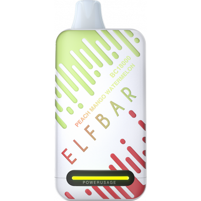 Электронная Сигарета ELF BAR BC18000 Персик Манго Арбуз Электронная Сигарета ELF BAR BC18000 Персик Манго Арбуз
