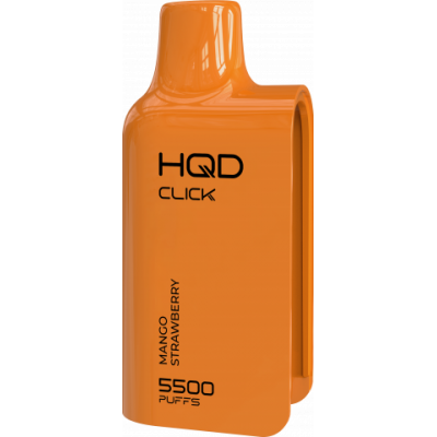 Картридж HQD Click Манго Клубника (5500 Затяжек) Картридж HQD Click Манго Клубника (5500 Затяжек)