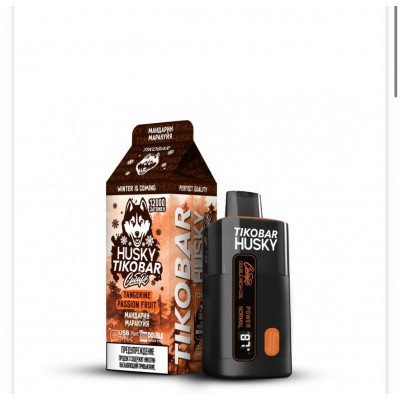 Электронная Сигарета Tikobar Husky Сибирь 12000 Мандарин Маракуйя 