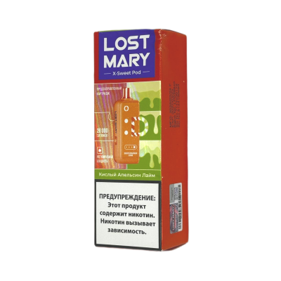 Картридж Lost Mary X-Link Sweet 20000 Кислый Апельсин Лайм