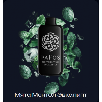Электронная Сигарета Pafos 20000 Мята Ментол Эвкалипт Электронная Сигарета Pafos 20000 Мята Ментол Эвкалипт