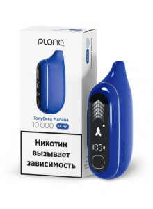 Электронная Сигарета Plonq Max Pro 10000 Голубика Малина Электронная Сигарета Plonq Max Pro 10000 Голубика Малина