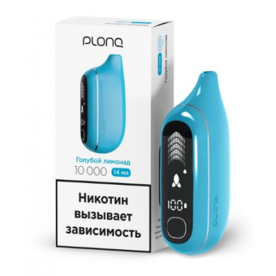 Электронная Сигарета Plonq Max Pro 10000 Голубой Лимонад