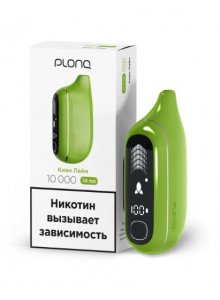 Электронная Сигарета Plonq Max Pro 10000 Киви Лайм Электронная Сигарета Plonq Max Pro 10000 Киви Лайм